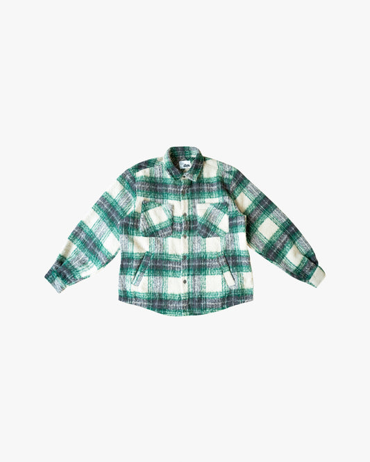 EPTM Side Slit Flannel - Green