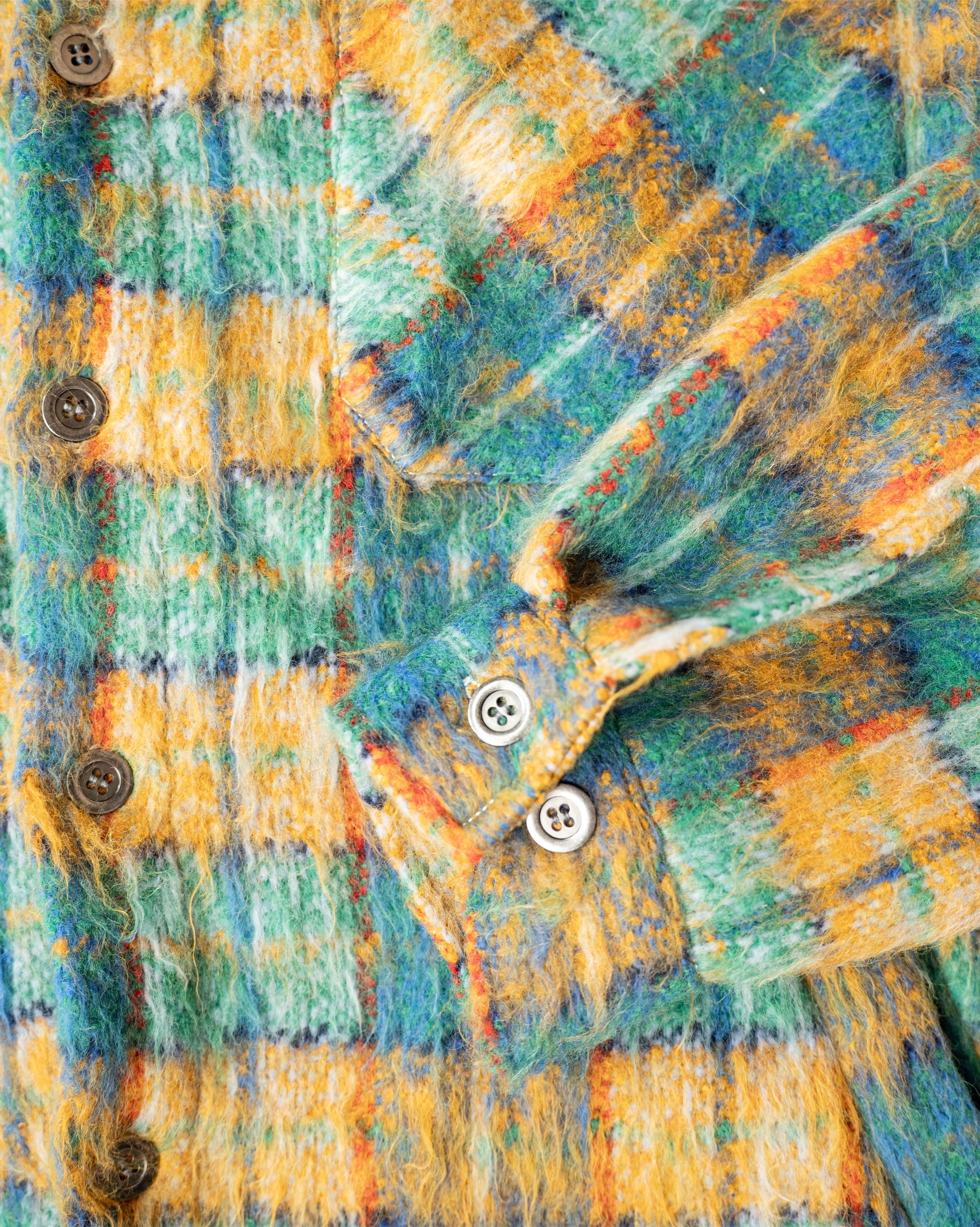 EPTM Side Slit Flannel - Teal EPTM Side Slit Flannel - Teal