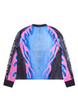 MX Flame Jersey - Black/Blue/Pink MX Flame Jersey - Black/Blue/Pink