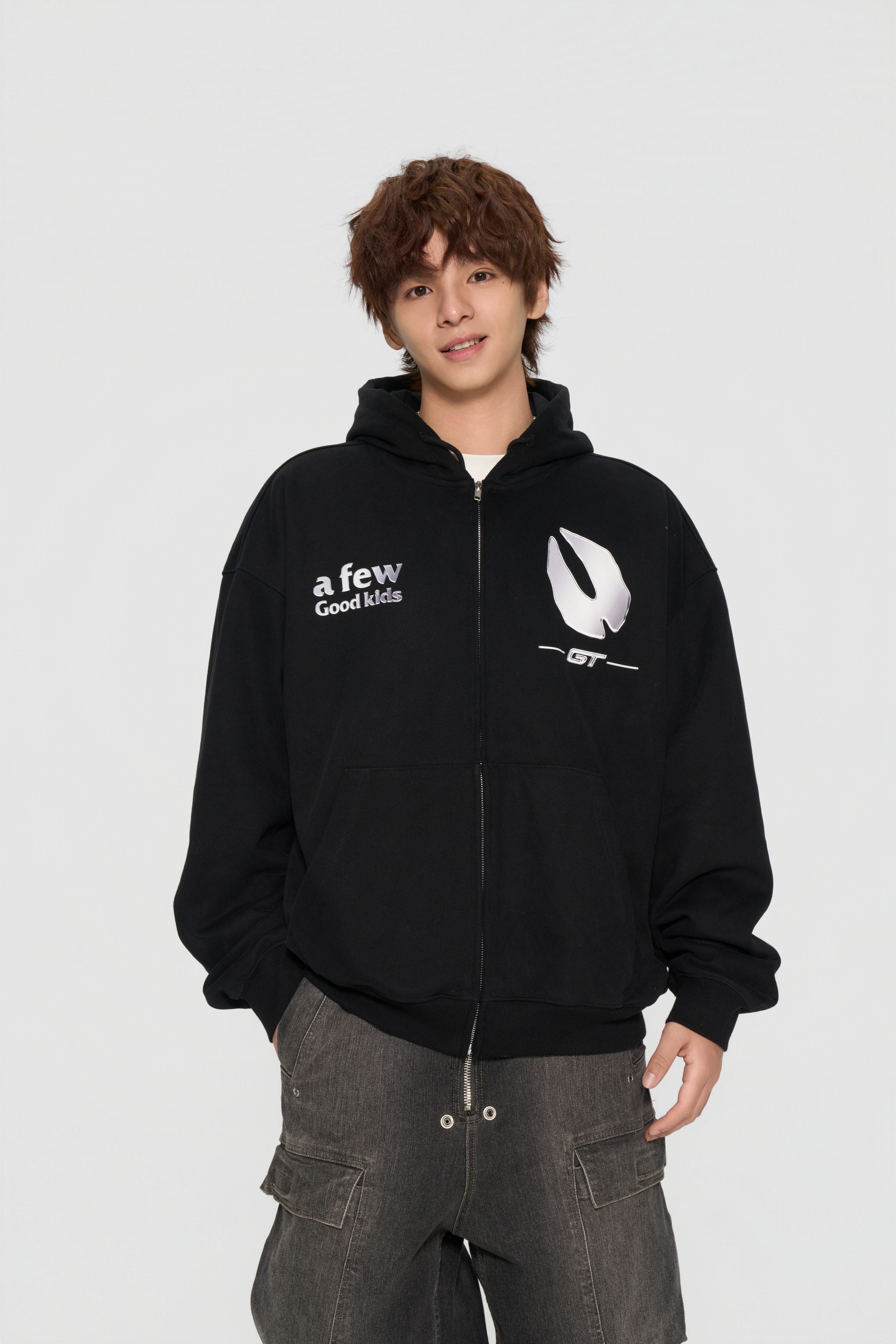 The lottery GT "Logo zipped hoodie" The lottery GT "Logo zipped hoodie"