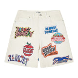Hendrix Denim Jorts - Cream Hendrix Denim Jorts - Cream