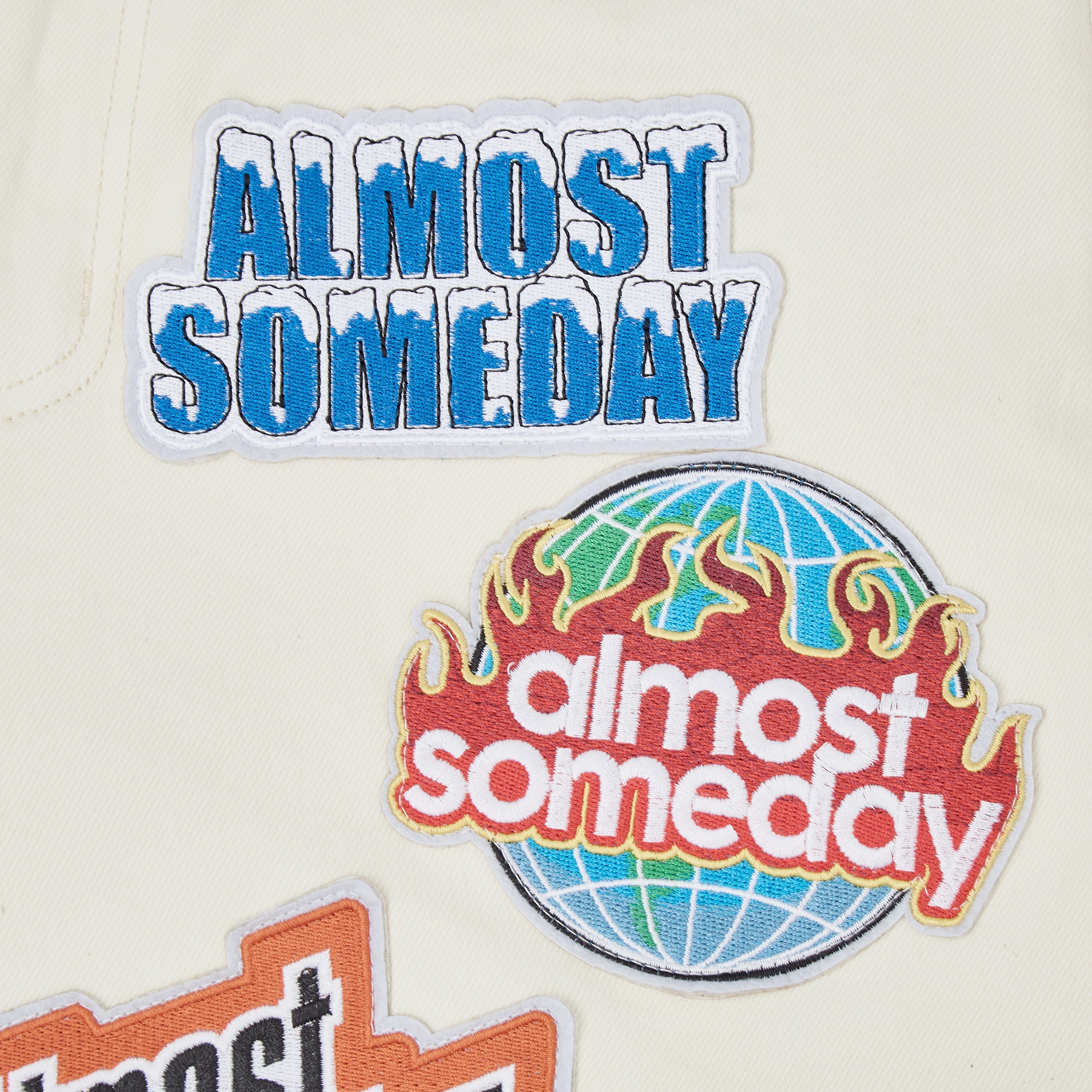 Hendrix Denim Jorts - Cream Hendrix Denim Jorts - Cream