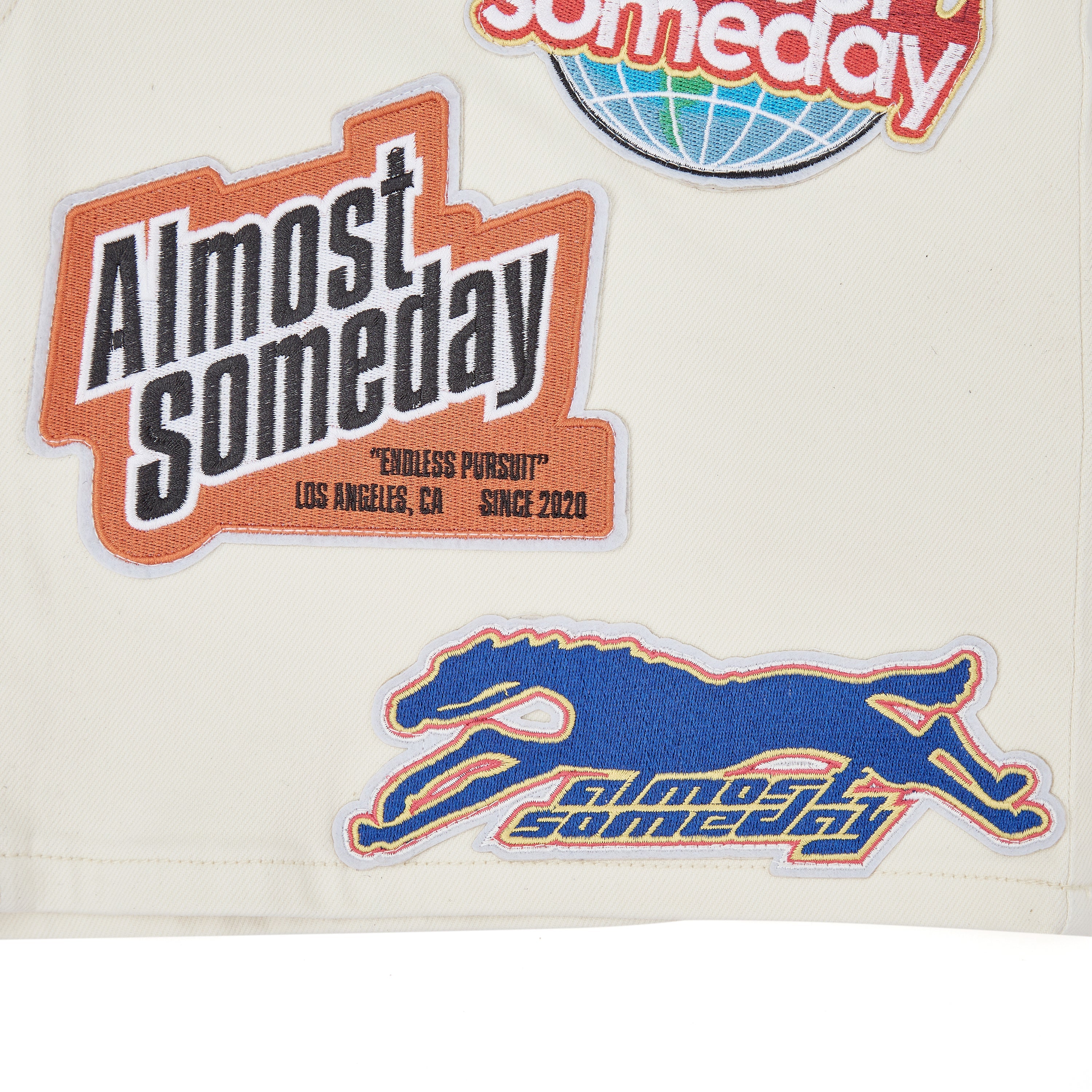 Hendrix Denim Jorts - Cream Hendrix Denim Jorts - Cream