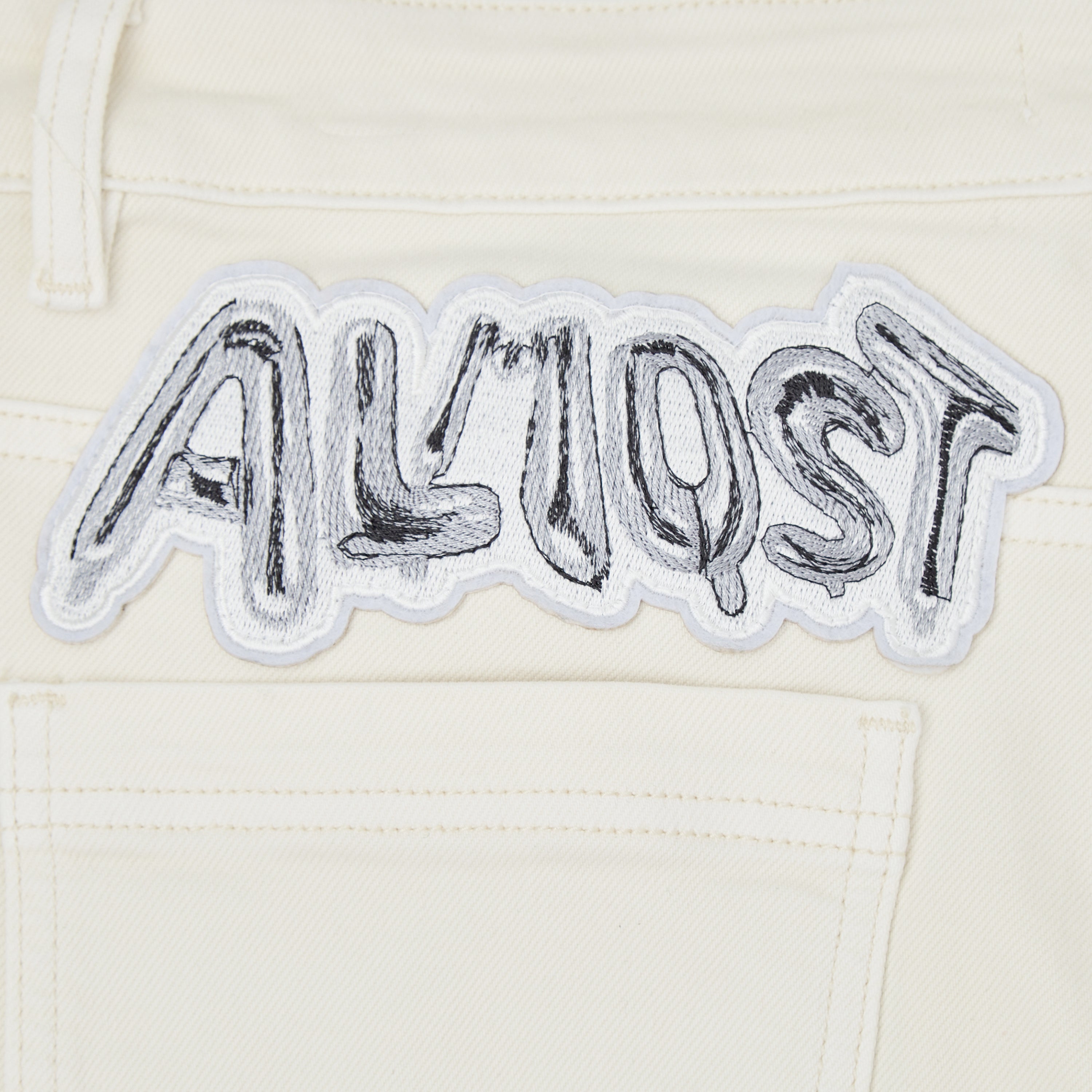 Hendrix Denim Jorts - Cream Hendrix Denim Jorts - Cream