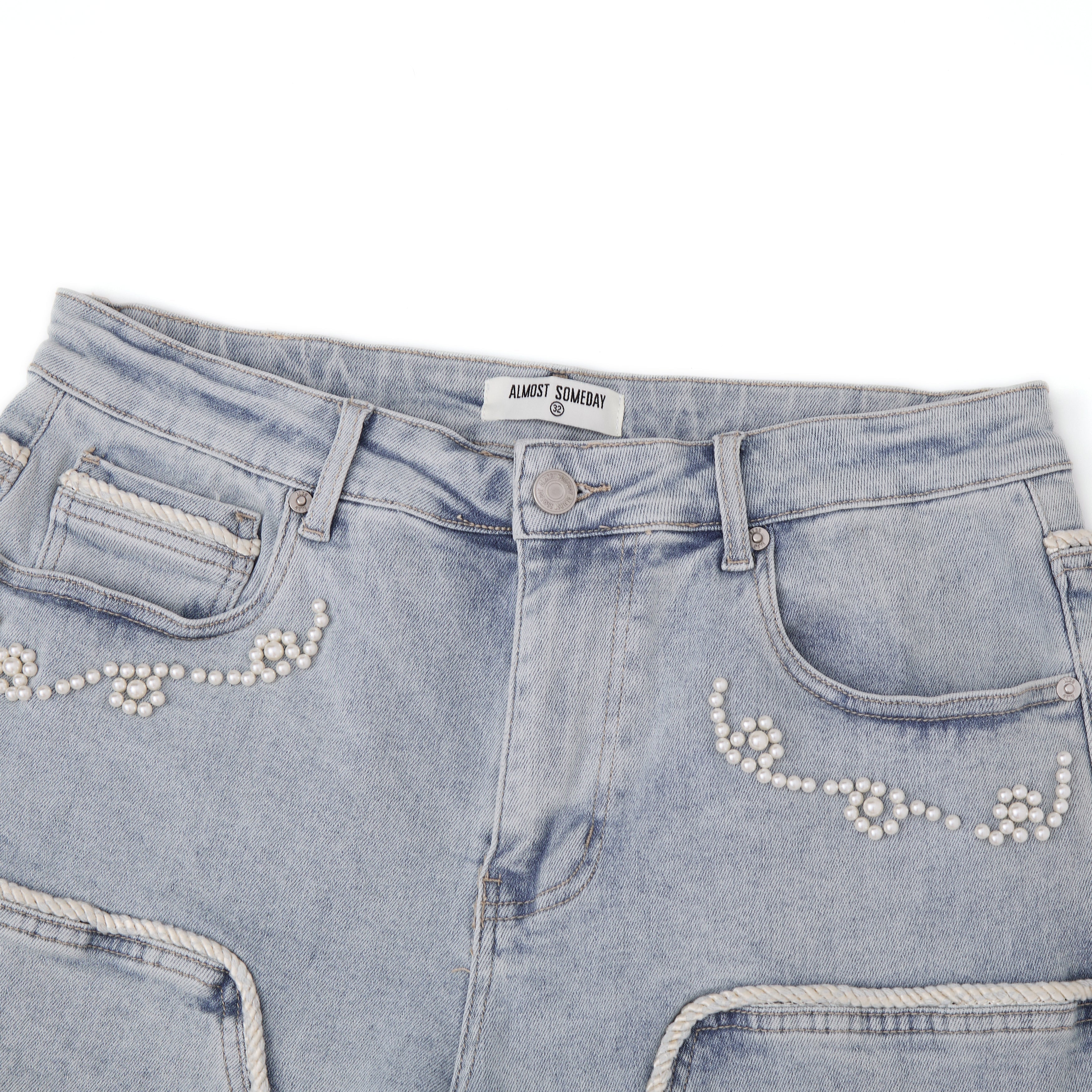 Belfort Denim Jorts - Light Blue Belfort Denim Jorts - Light Blue