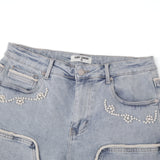 Belfort Denim Jorts - Light Blue Belfort Denim Jorts - Light Blue