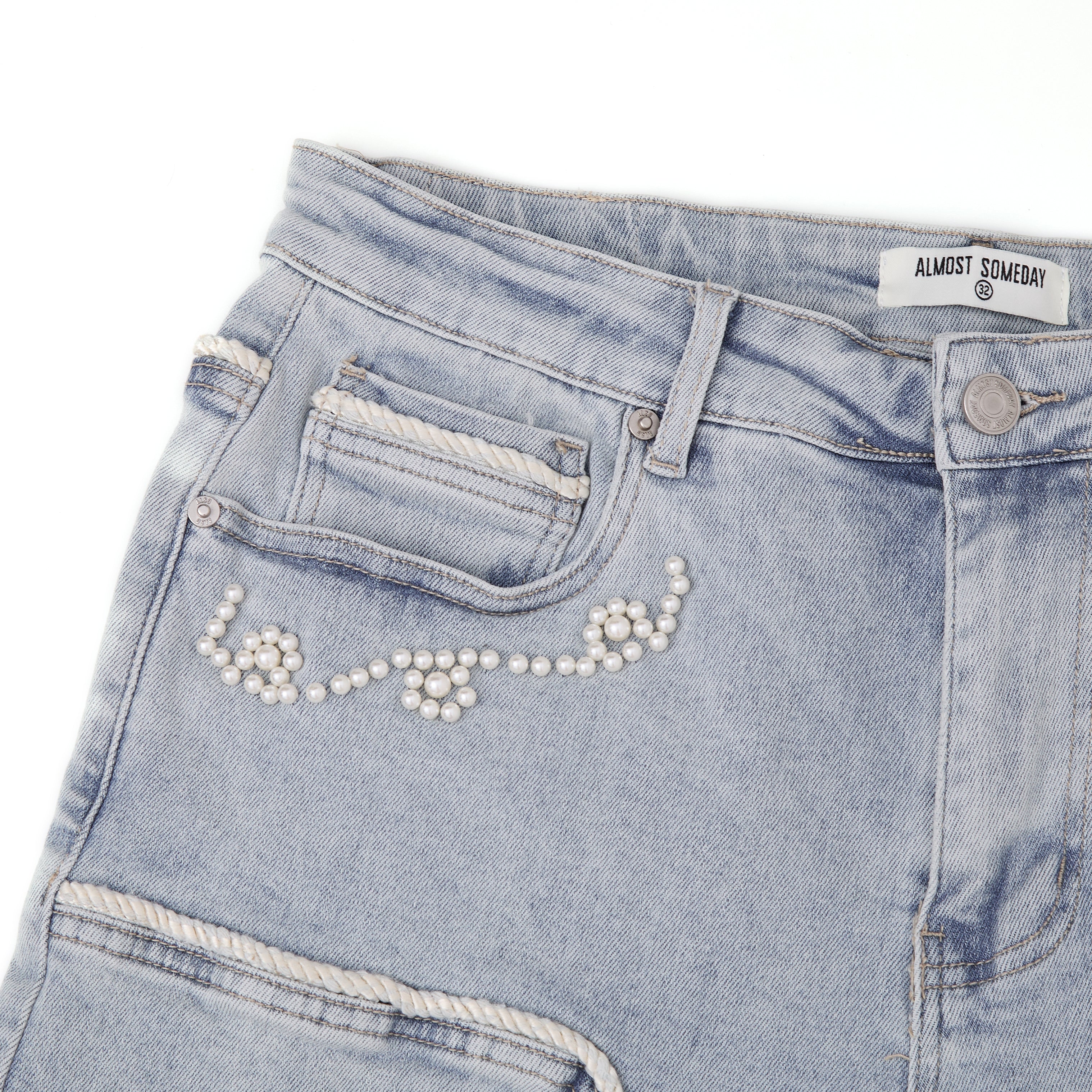 Belfort Denim Jorts - Light Blue Belfort Denim Jorts - Light Blue