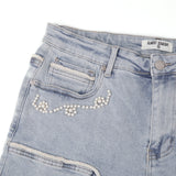 Belfort Denim Jorts - Light Blue Belfort Denim Jorts - Light Blue