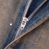 Solomon Rhinestone Denim Jorts - Light Blue Solomon Rhinestone Denim Jorts - Light Blue