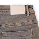 Solomon Rhinestone Denim Jorts - Light Blue Solomon Rhinestone Denim Jorts - Light Blue