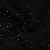 Solomon Rhinestone Denim Jorts - Black Solomon Rhinestone Denim Jorts - Black