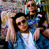 Diamond Ankh Cross Necklace Pendant & Tennis Chain Diamond Ankh Cross Necklace Pendant & Tennis Chain