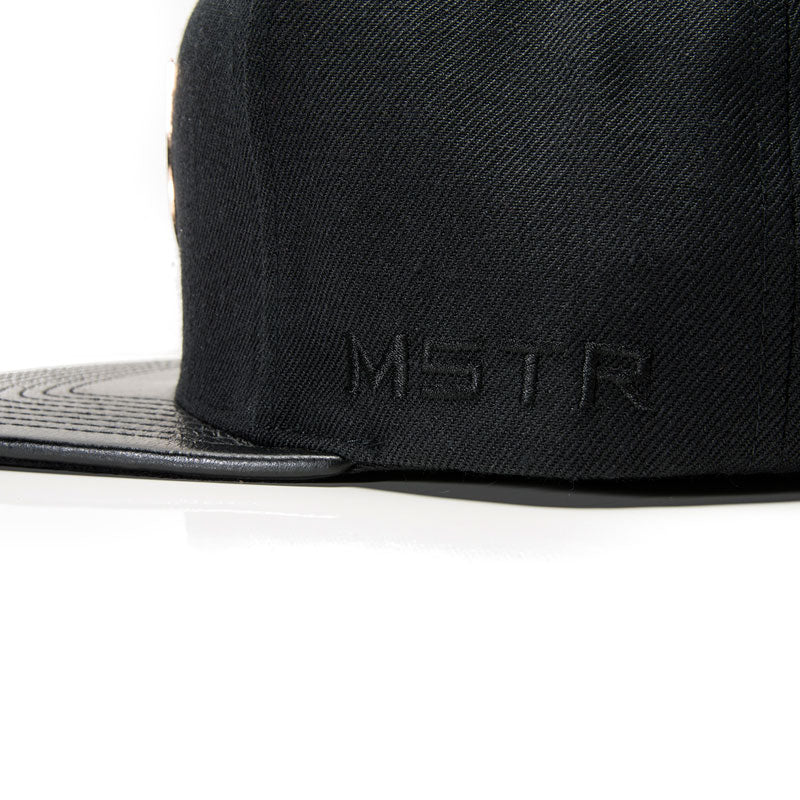 MSTR X Mitchell & Ness Snapback Hat - Rose Gold & Black MSTR X Mitchell & Ness Snapback Hat - Rose Gold & Black