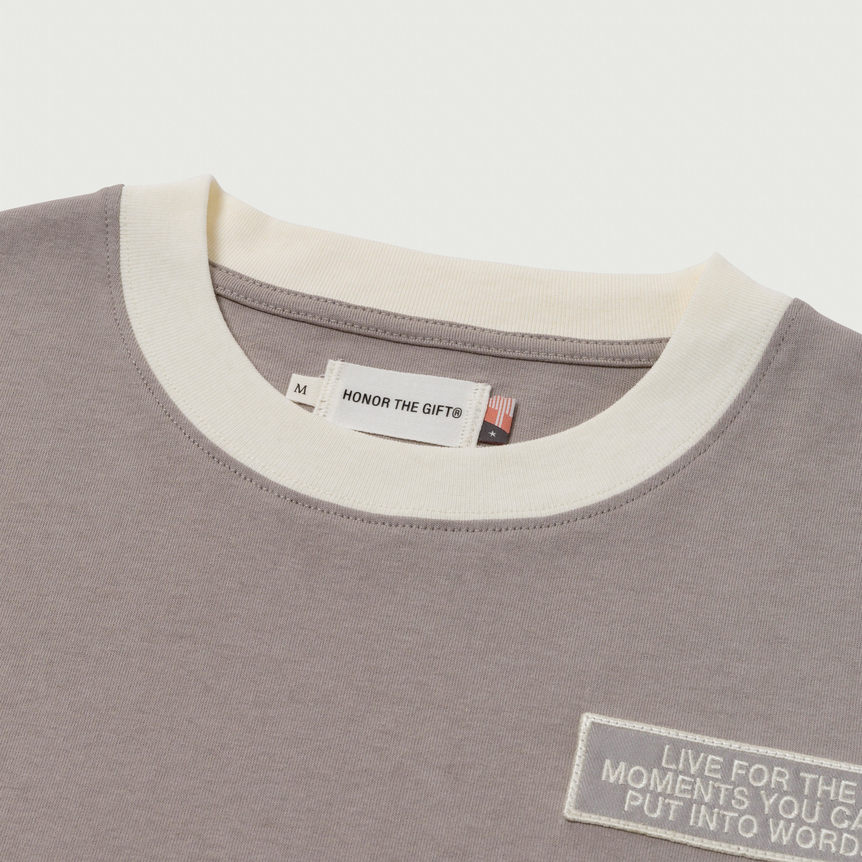 Multi Box T-Shirt- Stone Multi Box T-Shirt- Stone