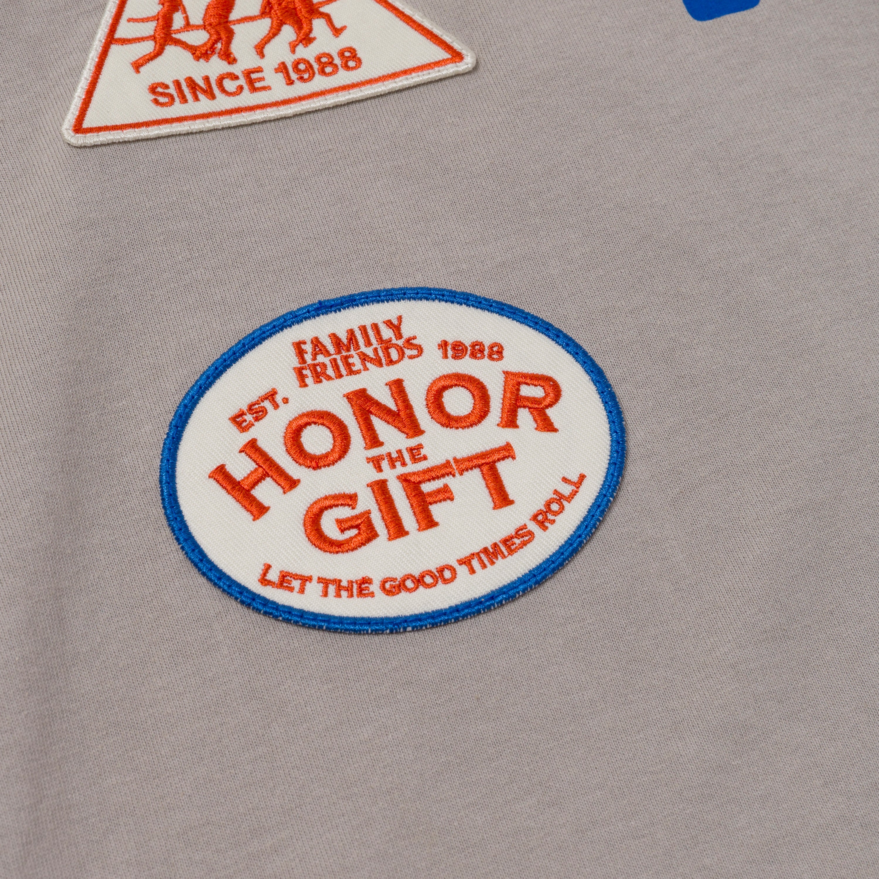 Multi Box T-Shirt- Stone Multi Box T-Shirt- Stone