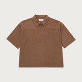 Textured Knit Qtr Zip - Brown Textured Knit Qtr Zip - Brown