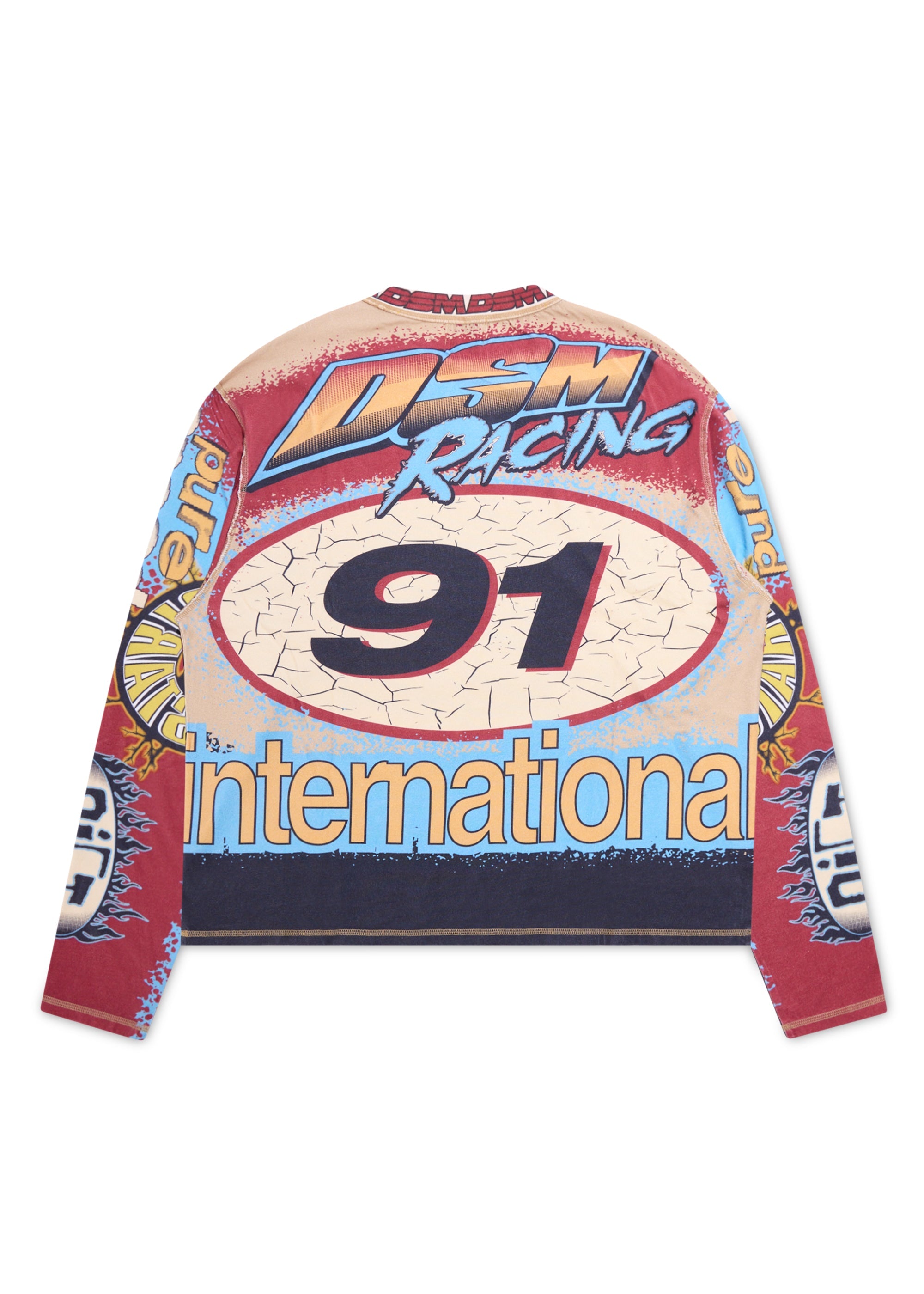 MX Racing Jersey - Tan/Blue/Multi MX Racing Jersey - Tan/Blue/Multi