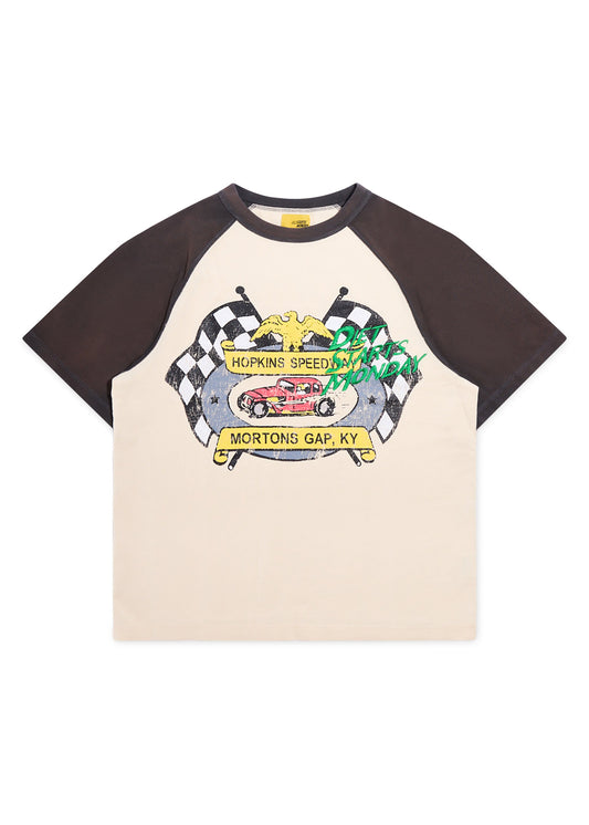 Mortons Gap Raglan Tee - Vintage Black/Antique White