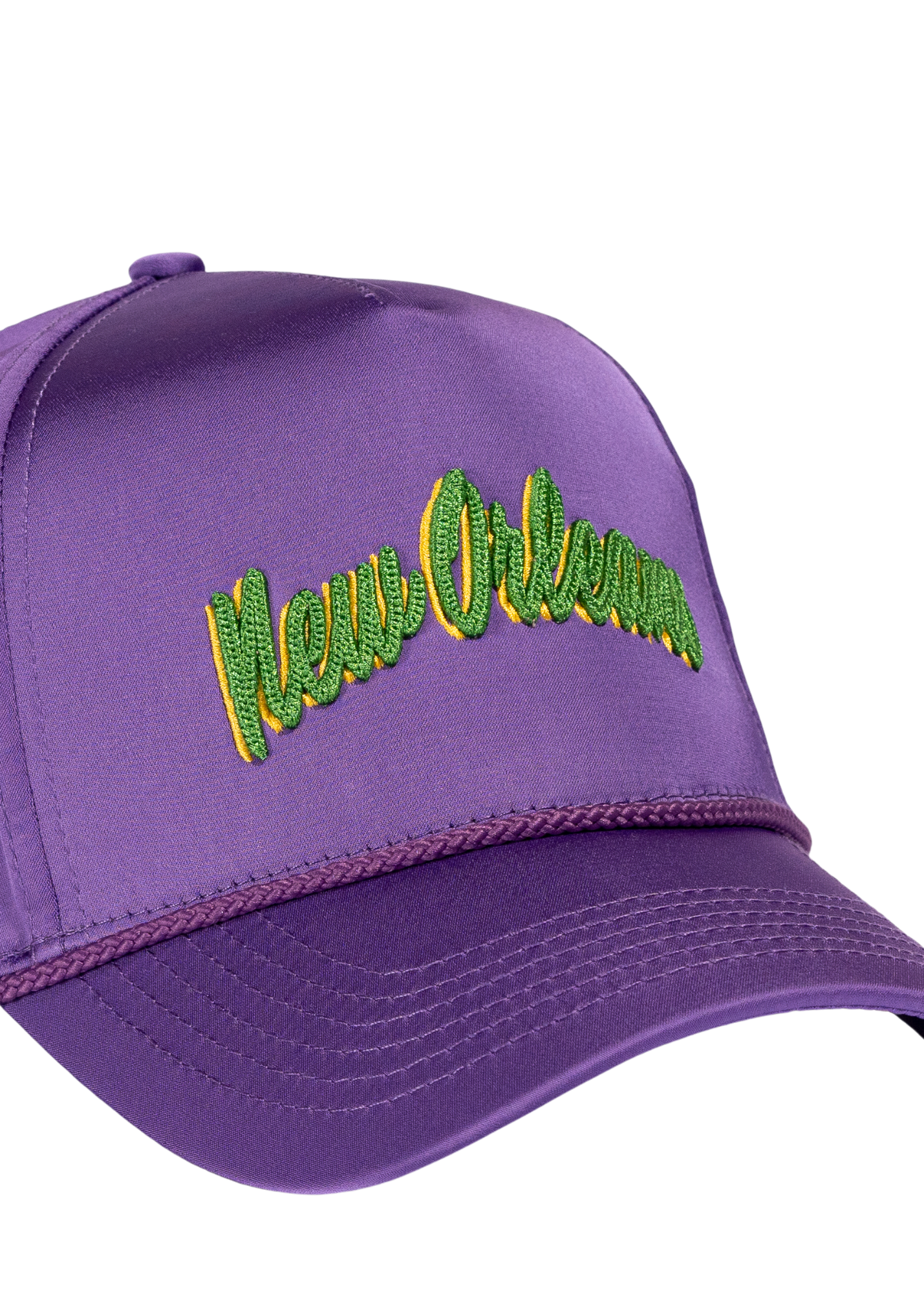 NOLA Souvenir Hat (Purple Satin) NOLA Souvenir Hat (Purple Satin)