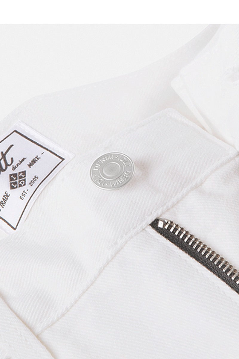 White Flare Washed Jeans White Flare Washed Jeans