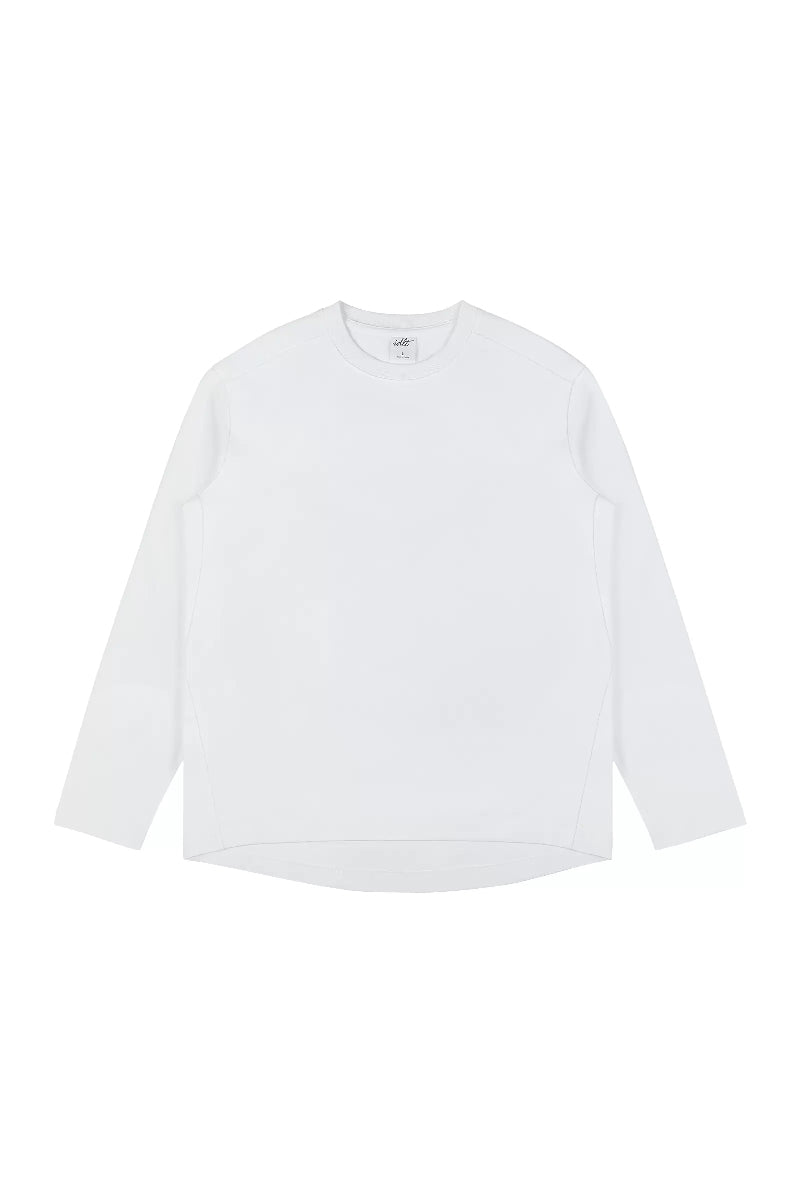 Structured Cotton Long Sleeve Tee Structured Cotton Long Sleeve Tee