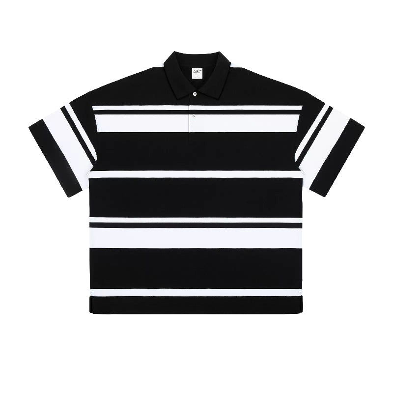 Heavyweight Striped Polo Shirt Heavyweight Striped Polo Shirt