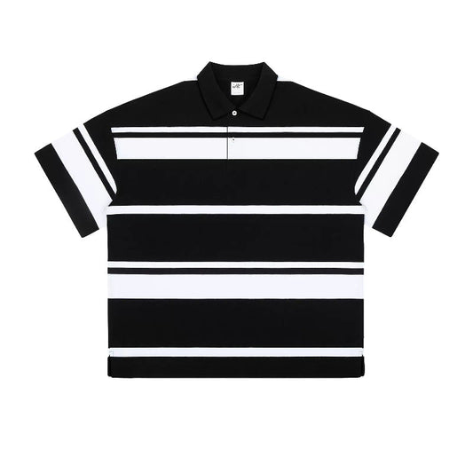 Heavyweight Striped Polo Shirt