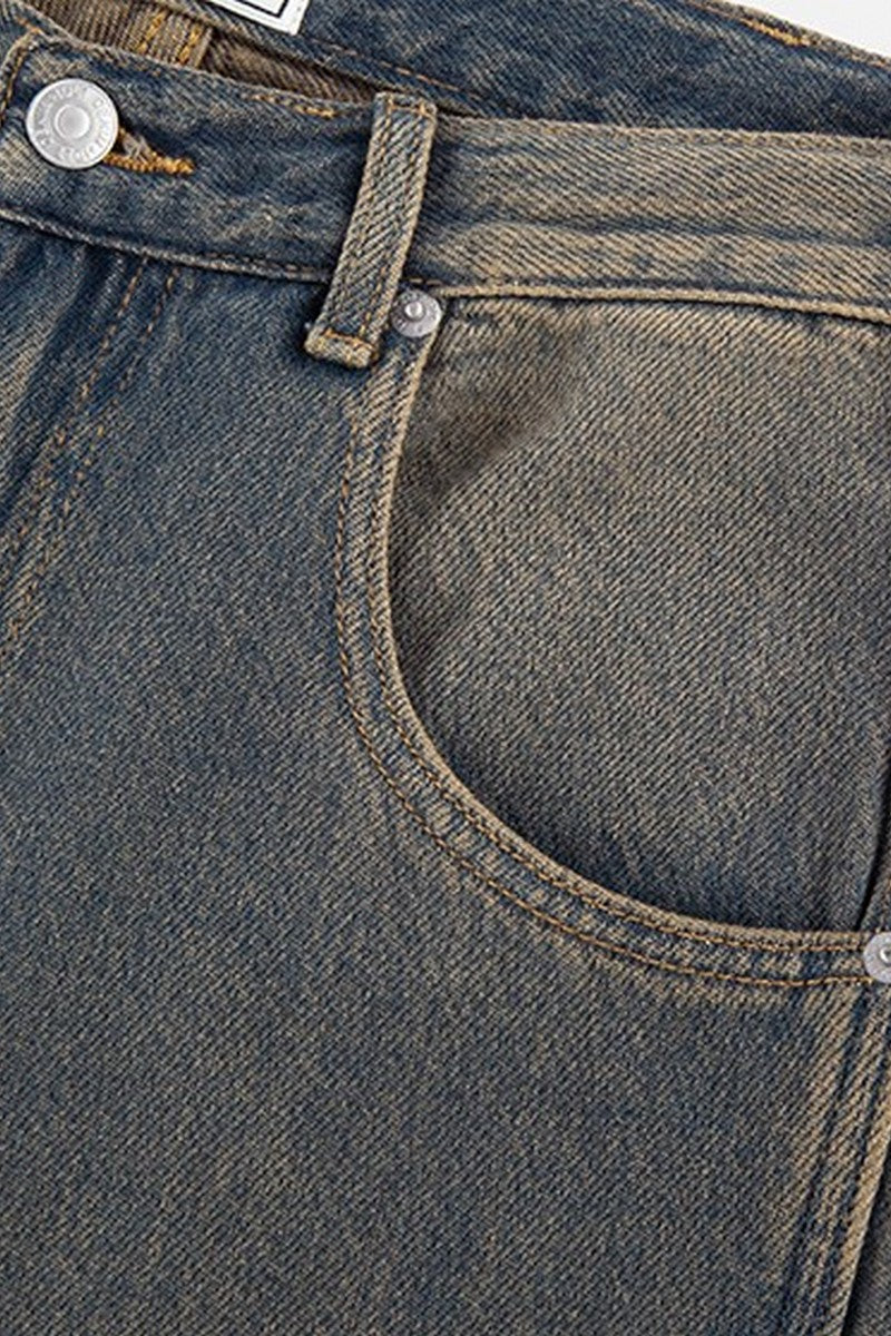 Washed Flare Work Jeans Washed Flare Work Jeans