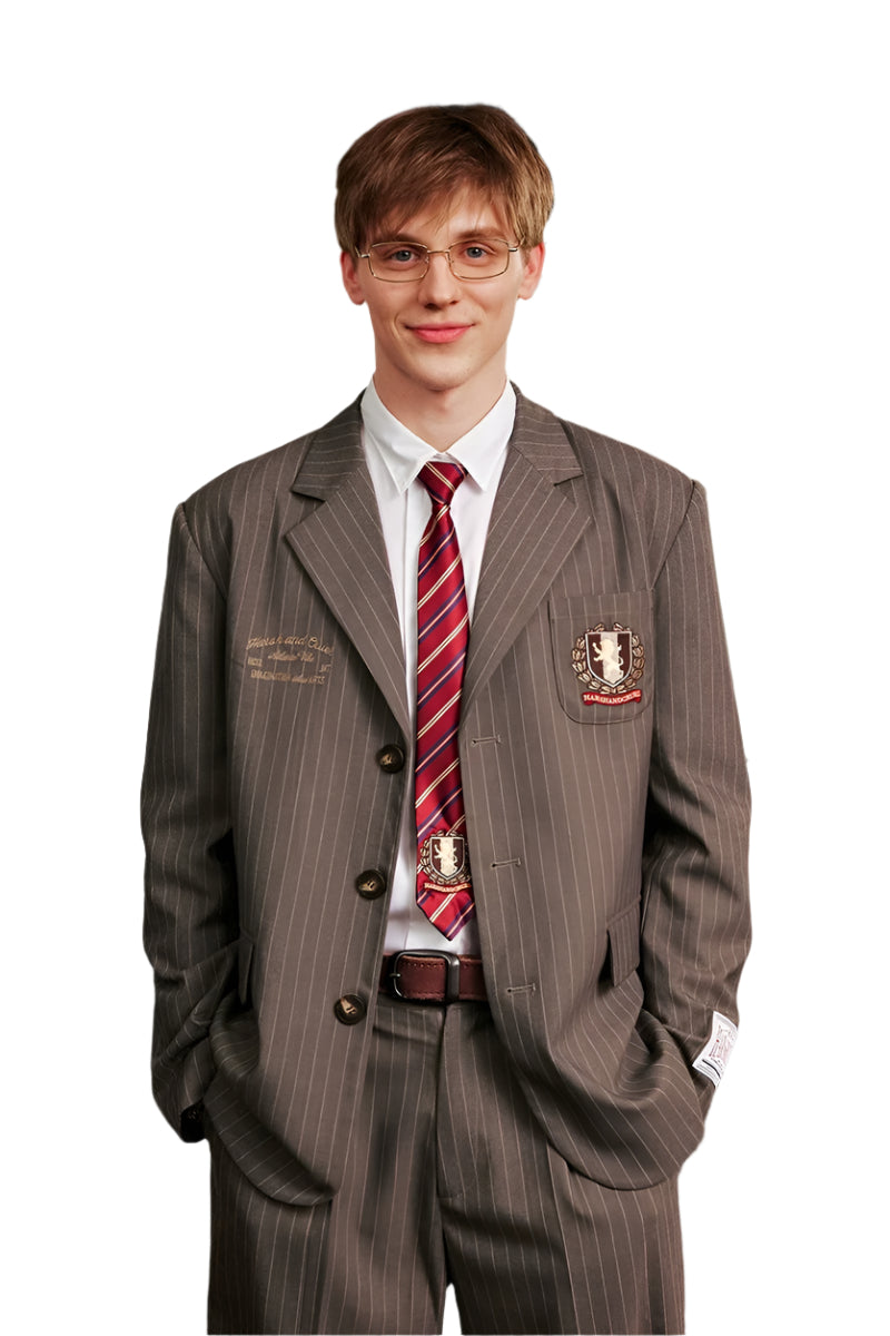 Retro Striped Embroidery Blazer Retro Striped Embroidery Blazer