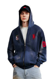 Washed Vintage Zip-Up Hoodie Washed Vintage Zip-Up Hoodie