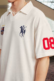 Jersey Soft Terry Embroidered Polo Shirt Jersey Soft Terry Embroidered Polo Shirt