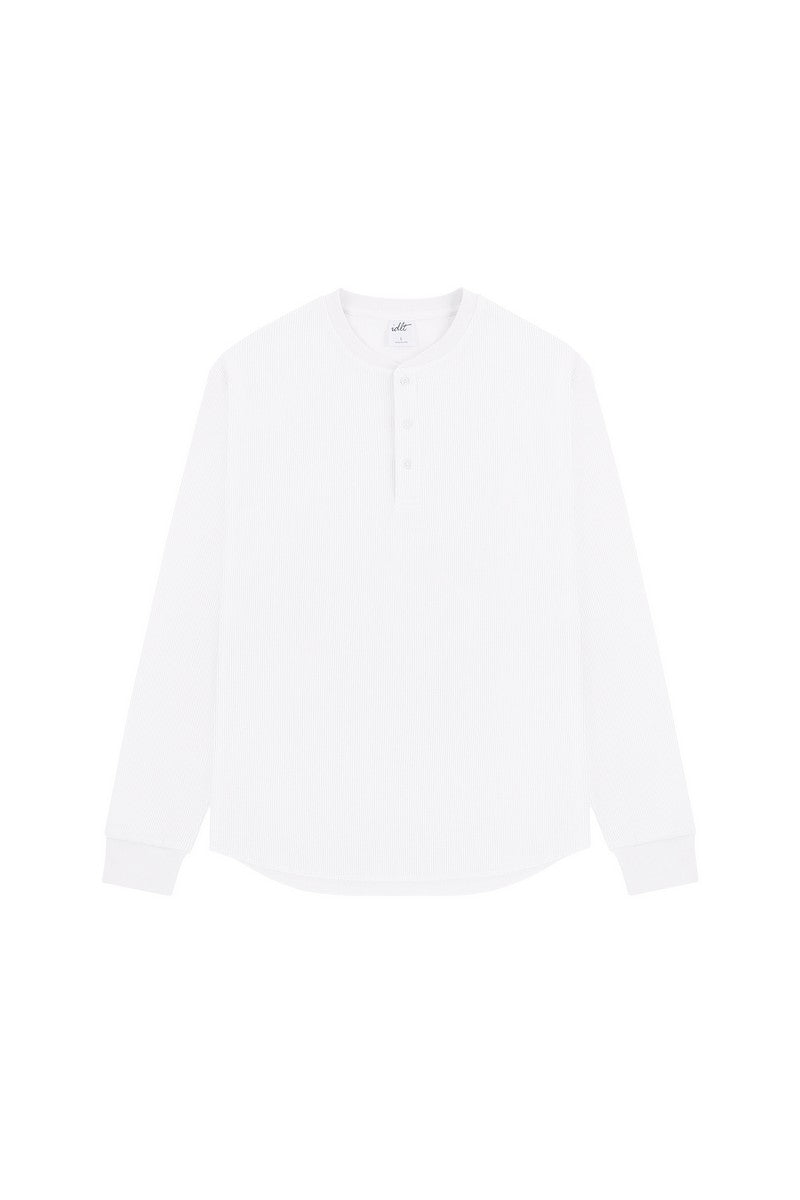 Waffle Henley Long Sleeve Tee Waffle Henley Long Sleeve Tee
