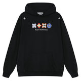 Floral Embroidered Colorblock Hoodie Floral Embroidered Colorblock Hoodie