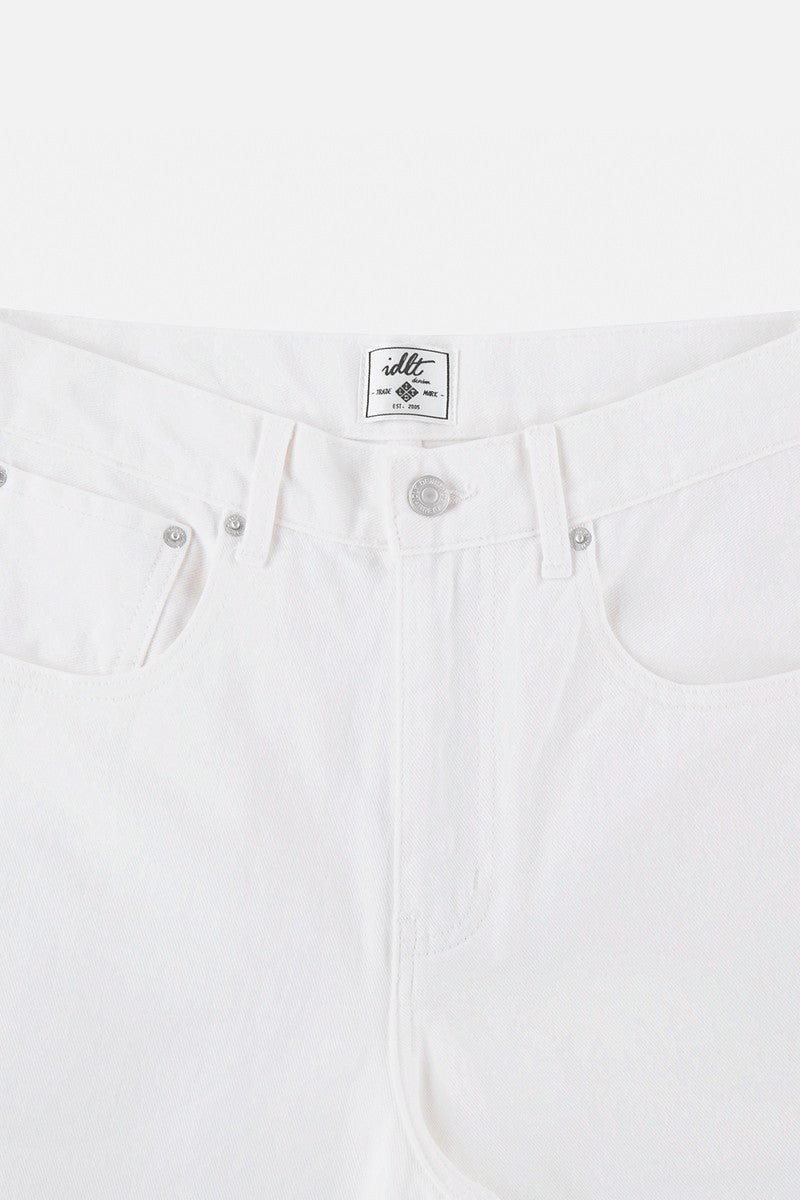 White Flare Washed Jeans White Flare Washed Jeans