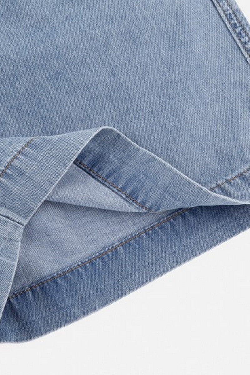 Cooling Washed Denim Shorts Cooling Washed Denim Shorts