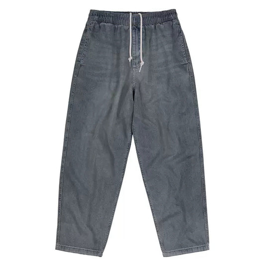 Tapered Drawstring Vintage Jeans
