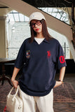 Jersey Soft Terry Embroidered Polo Shirt Jersey Soft Terry Embroidered Polo Shirt