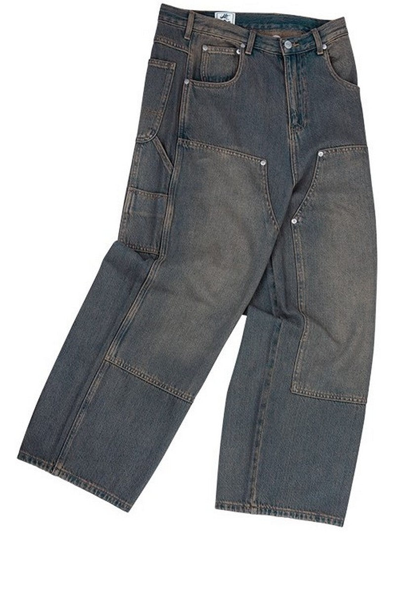 Washed Flare Work Jeans Washed Flare Work Jeans