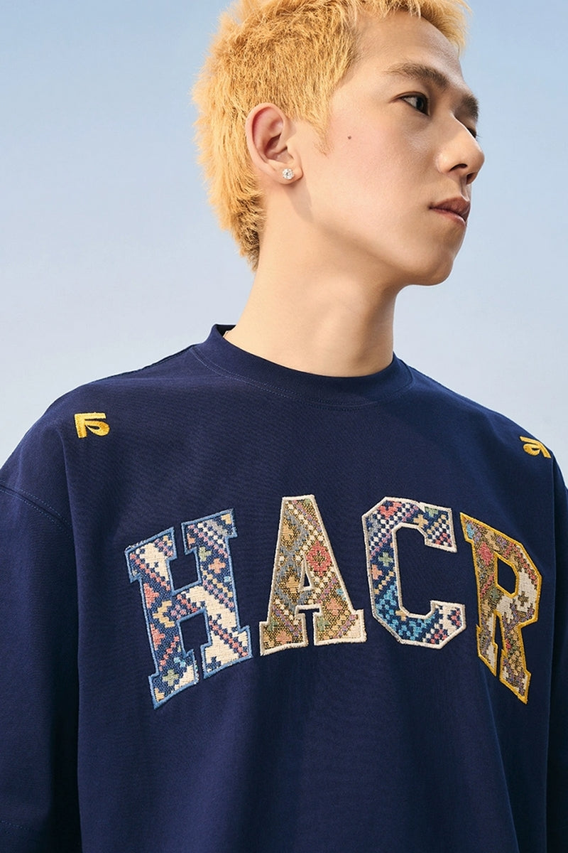 Ethnic Patch Embroidery T-Shirt Ethnic Patch Embroidery T-Shirt