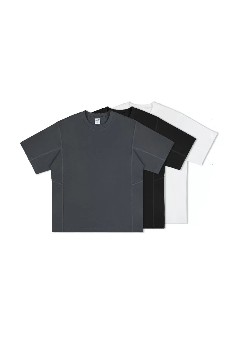 Cool Cotton Patchwork Loose Tee Cool Cotton Patchwork Loose Tee