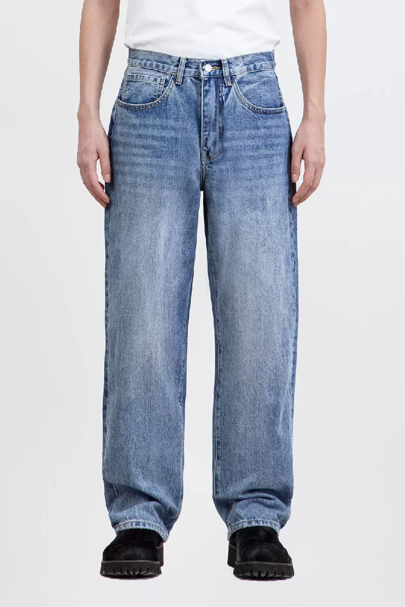 Heavyweight Straight Washed Jeans Heavyweight Straight Washed Jeans