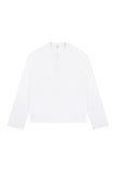 Boxy Henley Long Sleeve Tee Boxy Henley Long Sleeve Tee