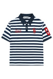 Nautical Striped Embroidered Polo Shirt Nautical Striped Embroidered Polo Shirt