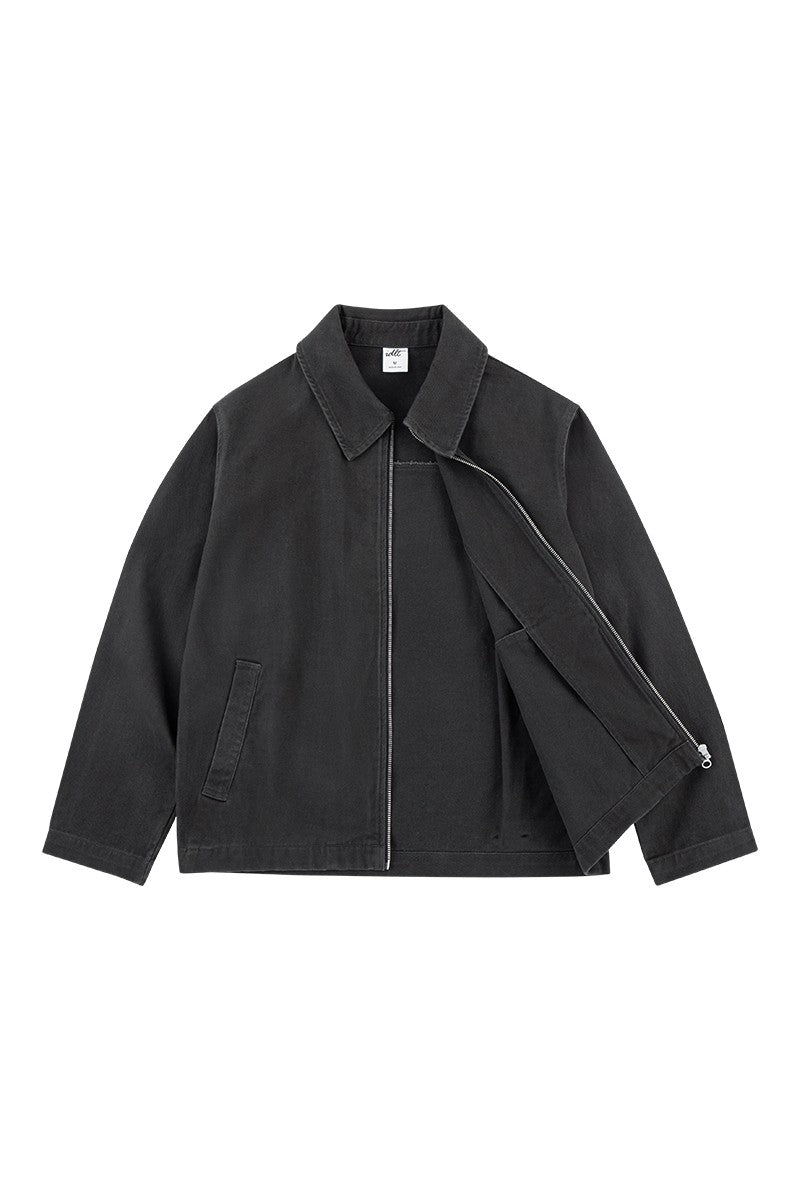 Washed Cotton Workwear Jacket Washed Cotton Workwear Jacket