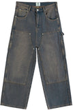 Washed Flare Work Jeans Washed Flare Work Jeans