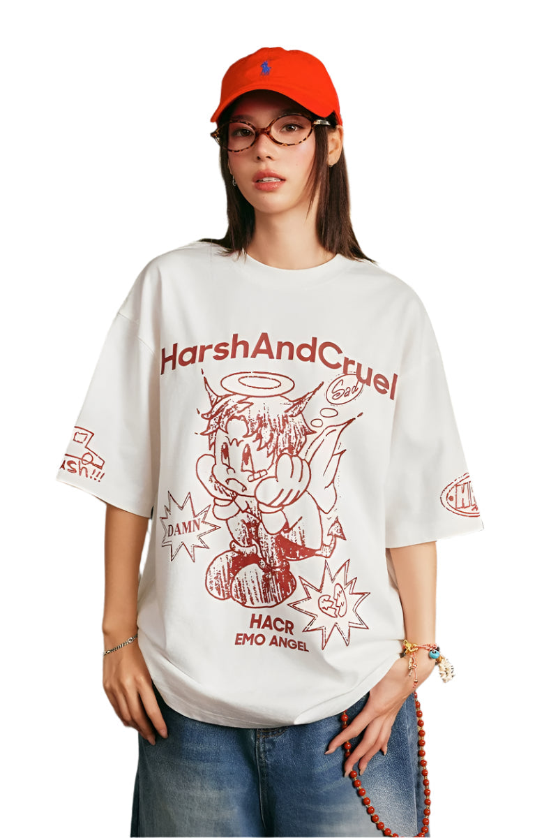 Angel Graffiti Print Tee Angel Graffiti Print Tee