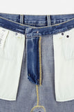 Washed Blade Cut Jeans Washed Blade Cut Jeans