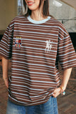 Vintage Striped Loose Fit Tee Vintage Striped Loose Fit Tee
