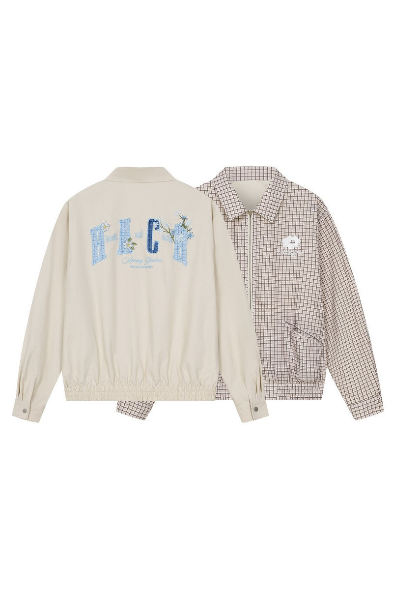 Reversible Embroidered Collar Jacket Reversible Embroidered Collar Jacket