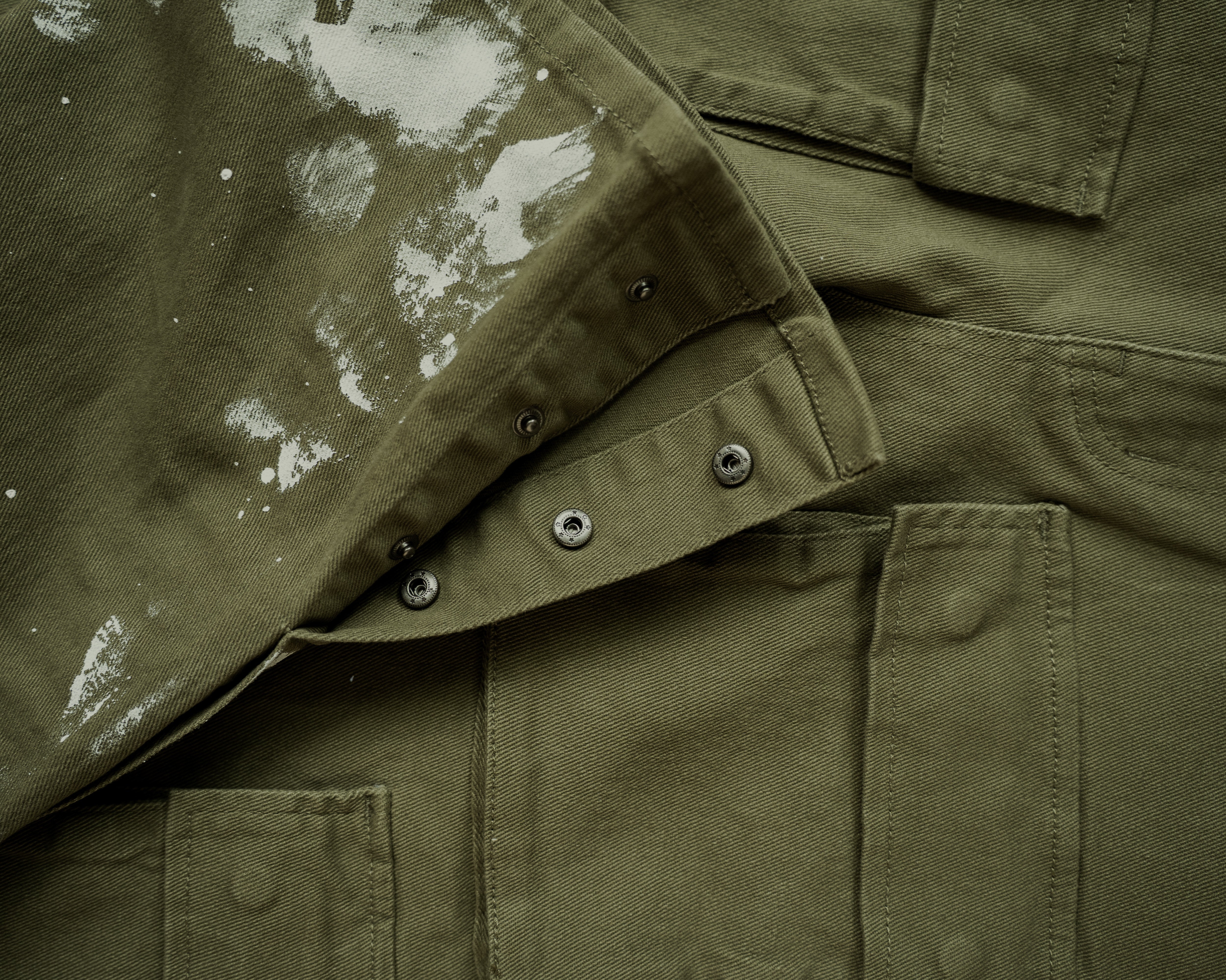 EPTM Snap Cargo Denim - Olive EPTM Snap Cargo Denim - Olive